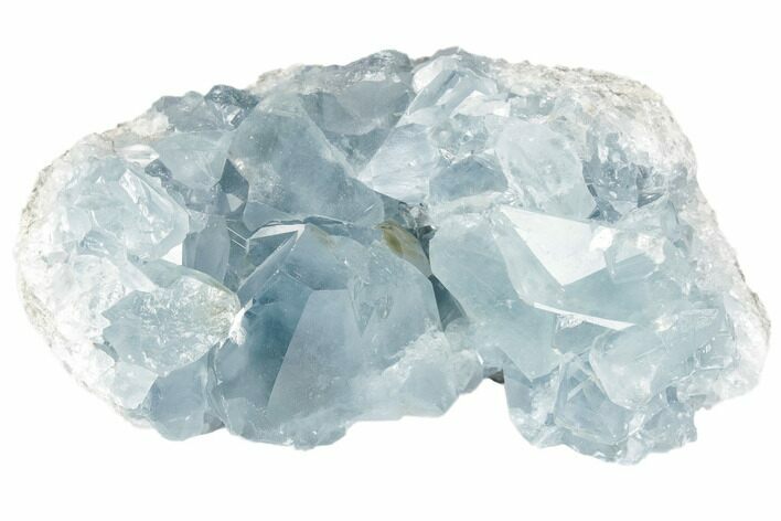 Sparkly Celestine (Celestite) Crystal Cluster - Madagascar #191220